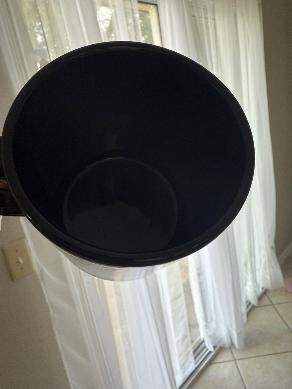 Marvel Black Panther Ceramic Mug - Black with Beige Rim - Picture 3 of 4